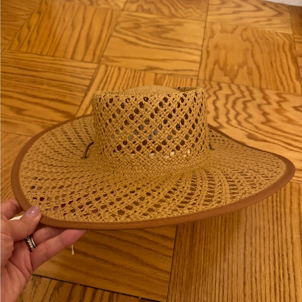 Lack of Color Aus weaved beach hat. NWT size M
